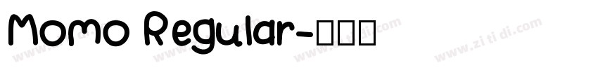 Momo Regular字体转换